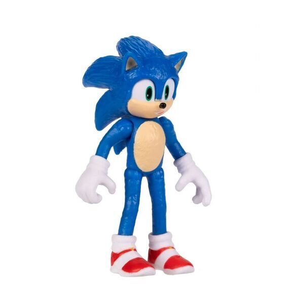 Sonic The Hedgehog 3 Movie SONIC Figure Toy‎ Jakks 2024 5" Rare - Picture 6 of 8